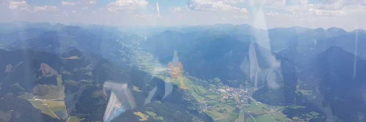 Flugwegposition um 12:55:02: Aufgenommen in der Nähe von Rottenmann, Österreich in 2328 Meter
